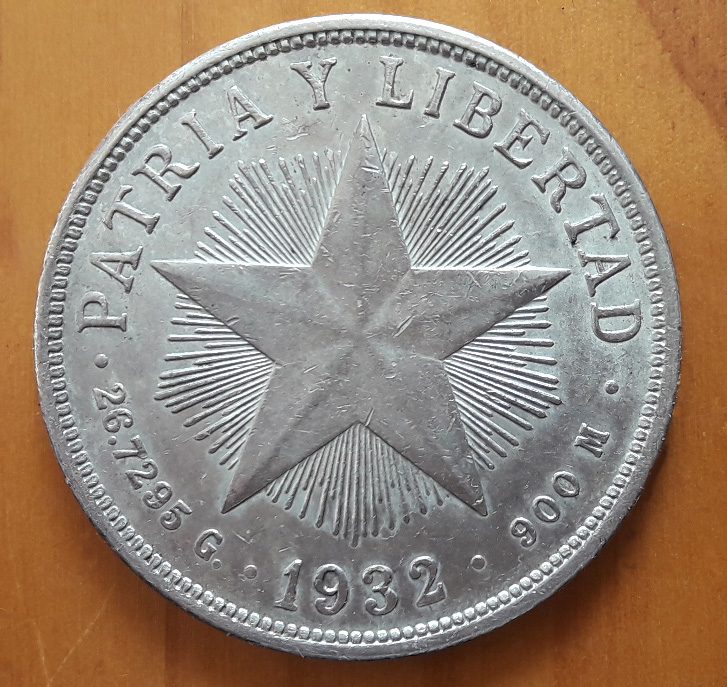 CUBA 1 PESO 1932 1932b_10