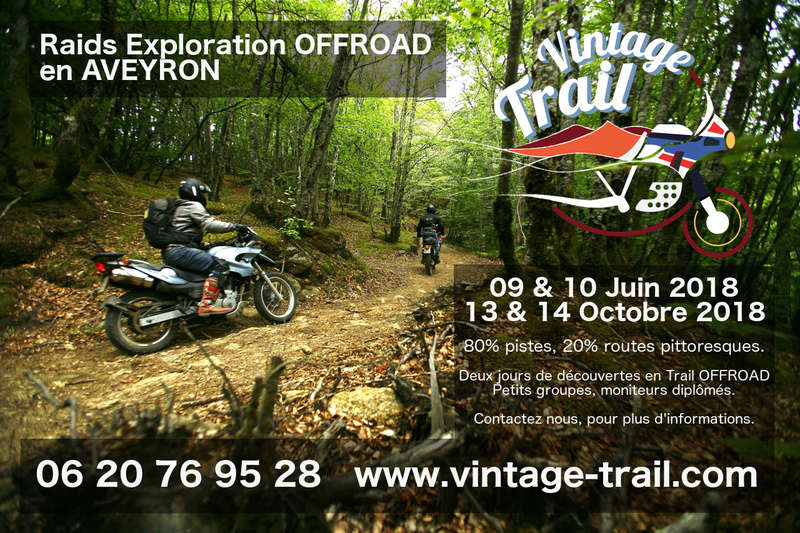 Air Globe / vintage Trail en Aveyron occitanie Raidex12