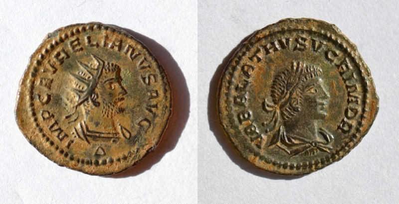 Antoniniano de Vabalato y Aureliano. Antioquía 103_au10