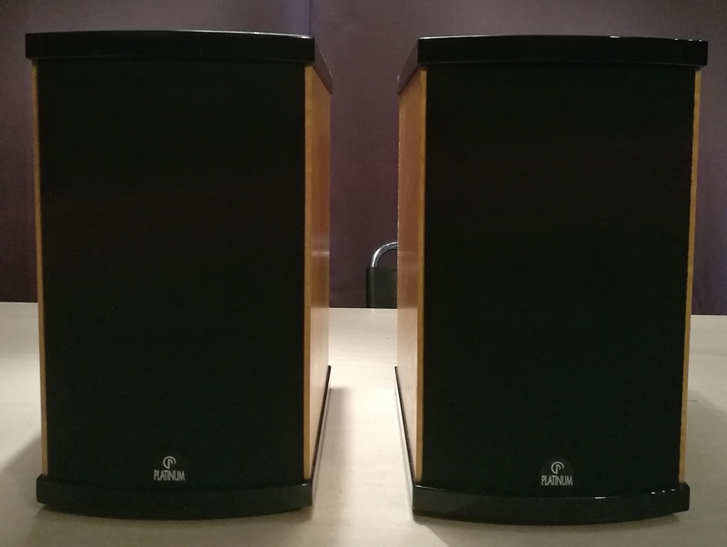 Platinum Solo Speakers with original Platinum floor stand (SOLD!)