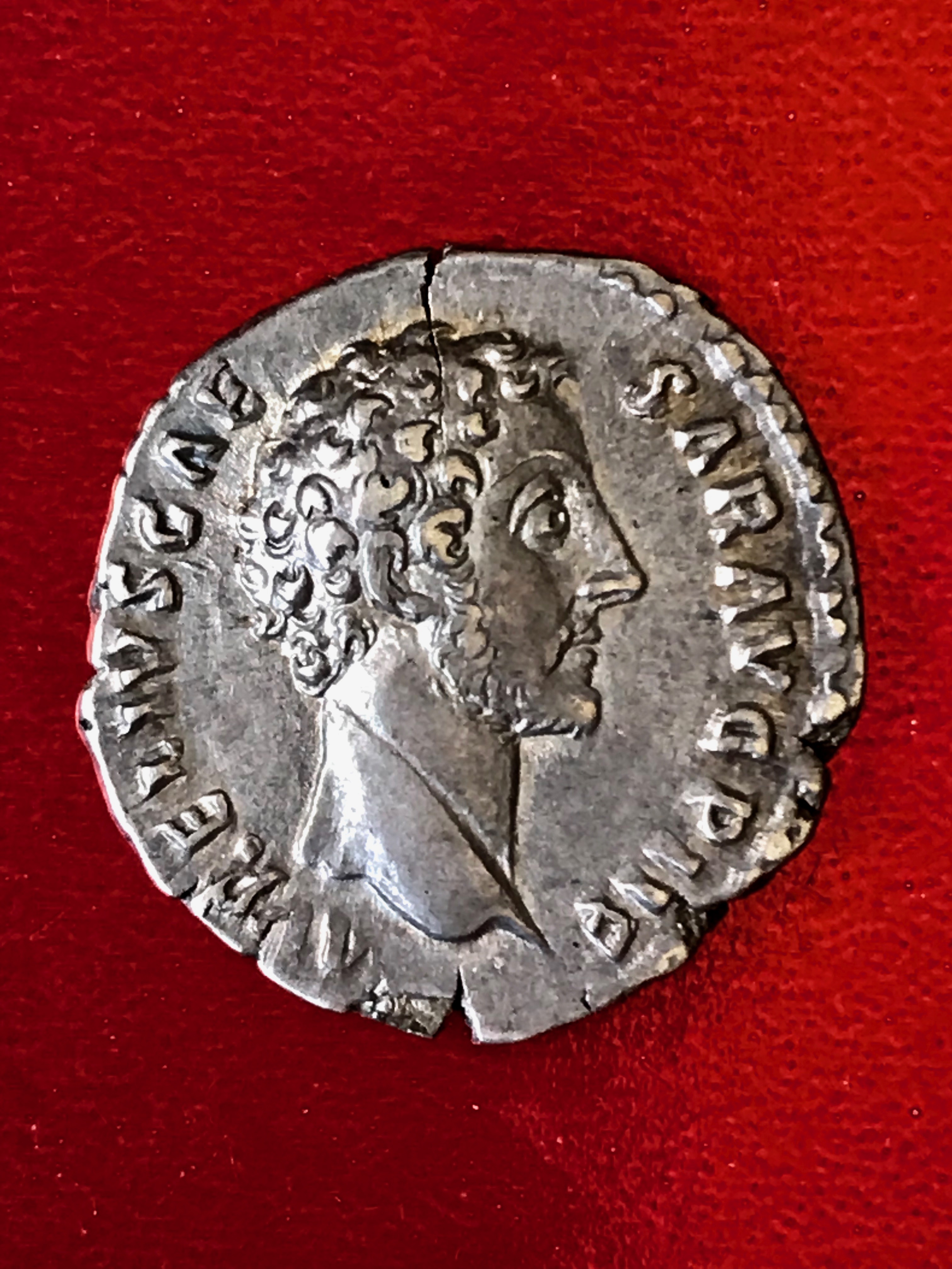 Denario de Marco Aurelio. TR POT III COS II.Providencia a izq. Roma F5ef7010