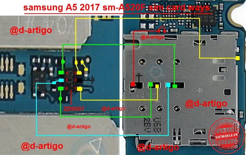 samsung A5 sm-A520F Solução do sim card Samsun10