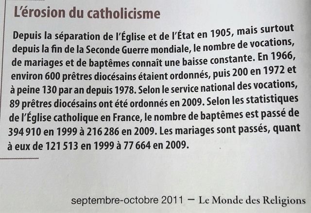 Le nombre de catholiques augmente partout, sauf en Europe Errosi10