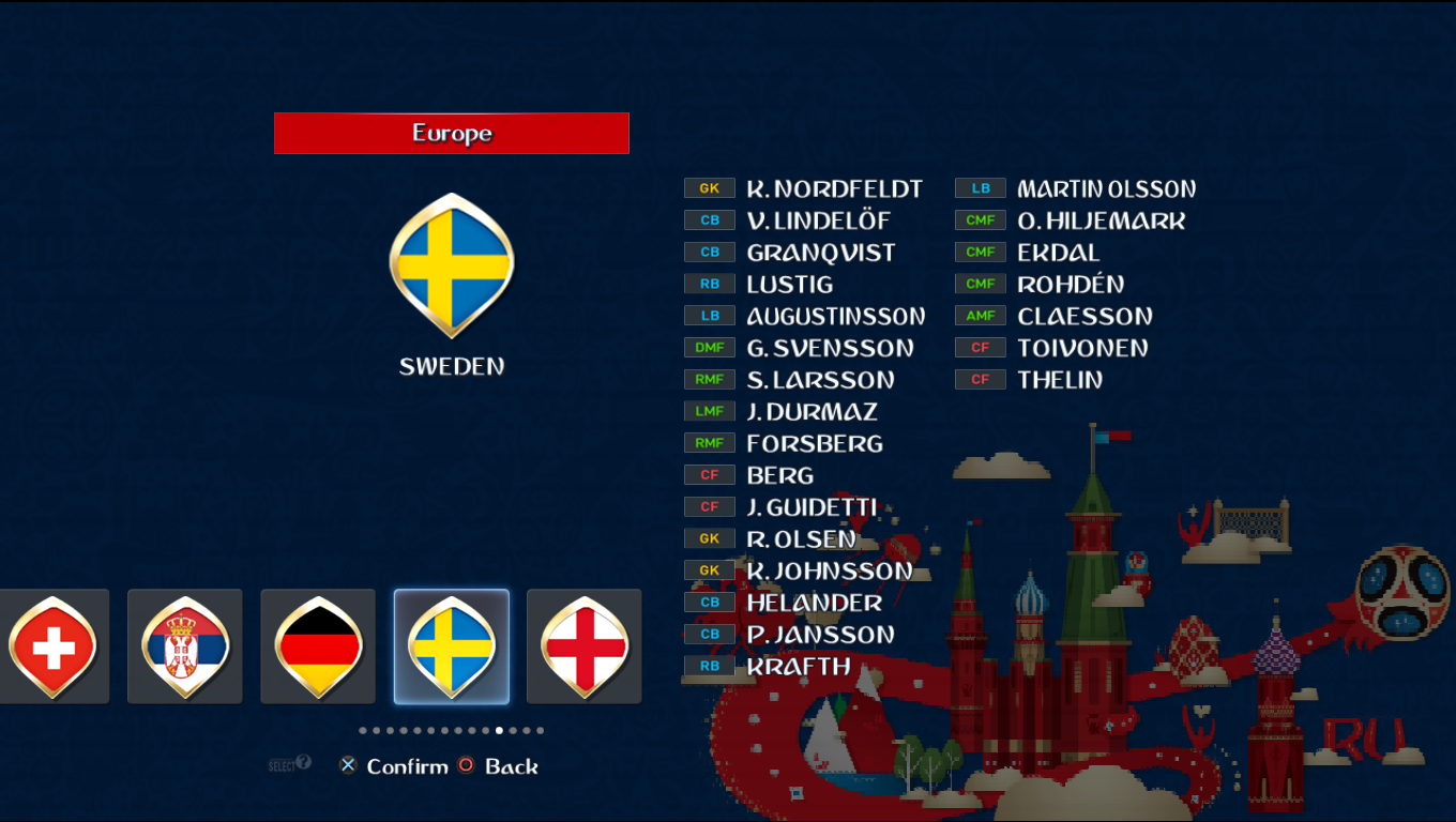 Patch Road To Russia 2018 (All National Teams) Pes20117