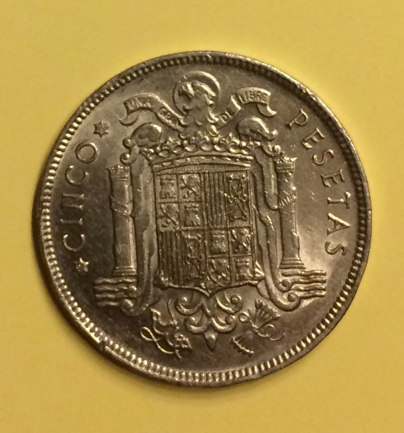 5 pesetas 1949 *50. Grado de conservación Image43