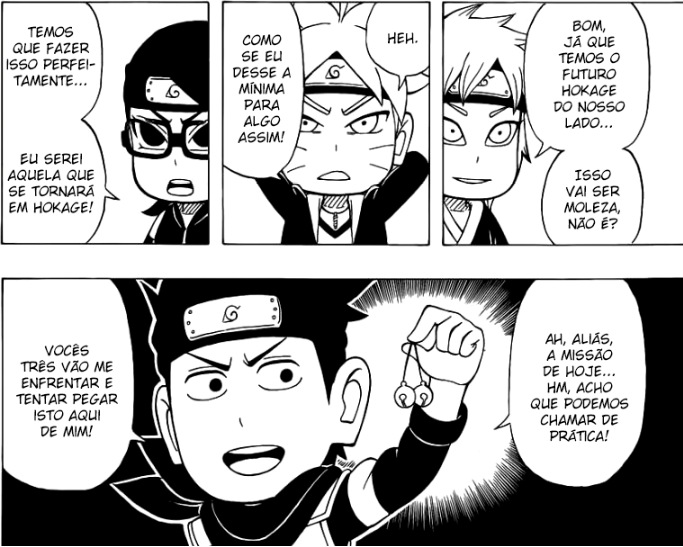 Sarada - Sarada e Boruto irão ser treinados por Kakashi? Sem_ty10