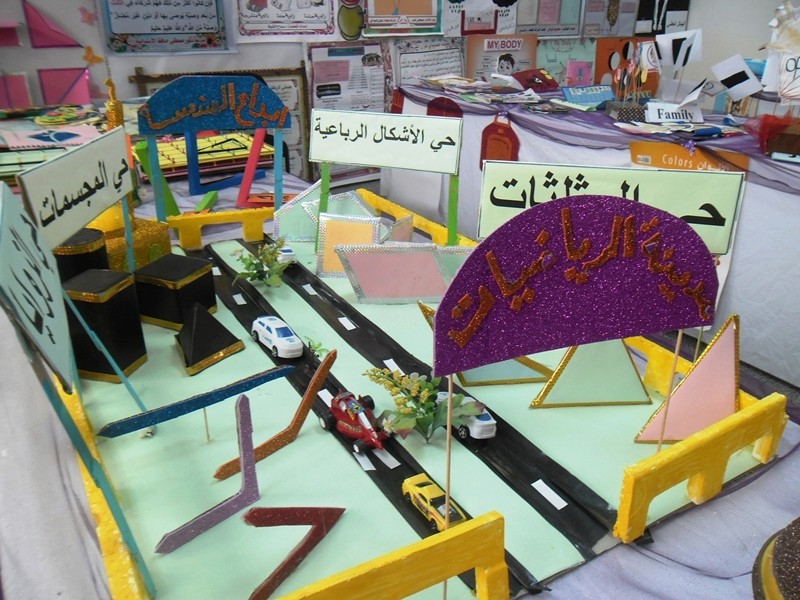  استمرار فعاليات معرض لمسات إبداعية للوسائل التعليمية بغرب خان يونس Sam_8050