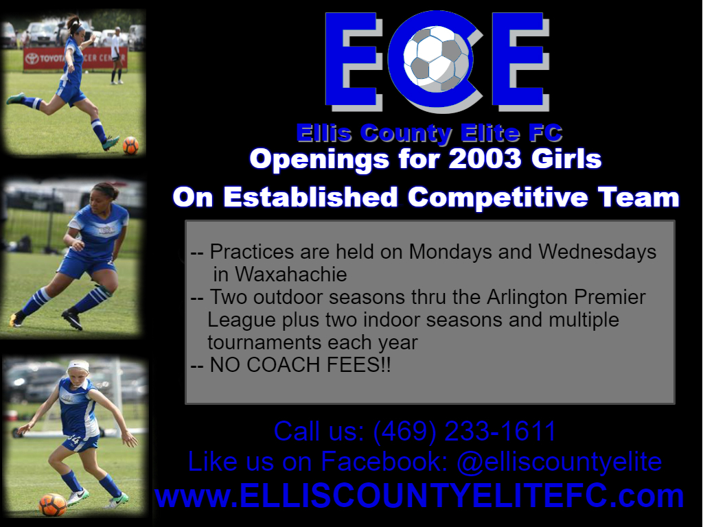 Ellis County Elite 03 - looking to add players (South)  03_fac10