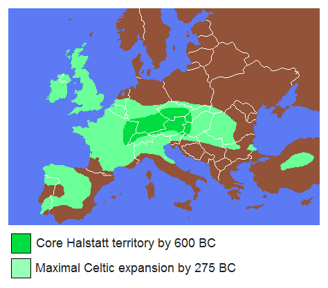 Celtic Territories in Europe Celtic10
