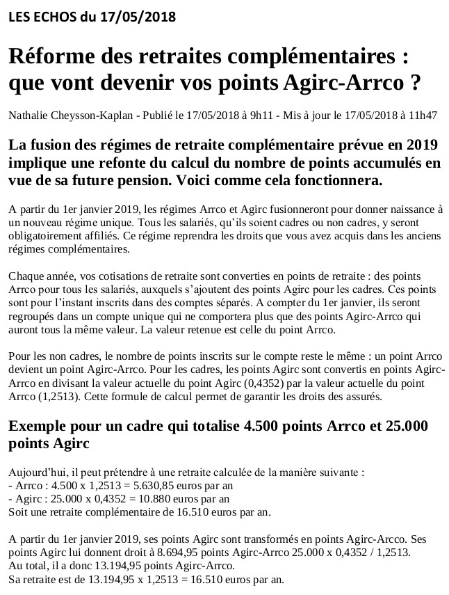 Réforme des retraites : points Agirc-Arrco 2018_010