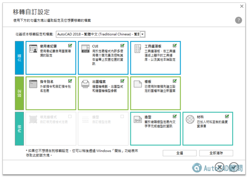 AutoCAD 2019 繁體中文版-安裝/啟用說明 0913