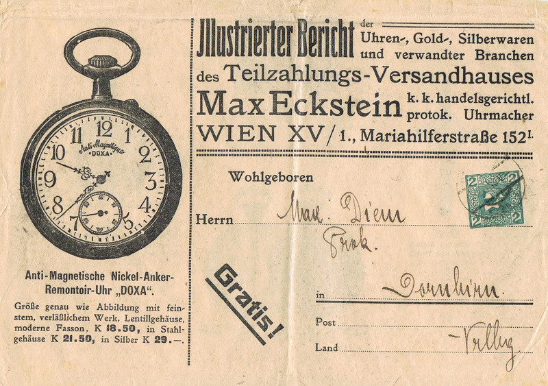 Werbeumschläge und -karten aus Österreich - Seite 5 Gz10