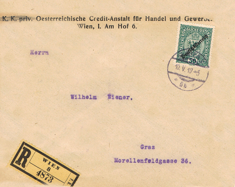 Osterreich - Inflation in Österreich - Belege - 1918 bis 1925 - Seite 13 I11