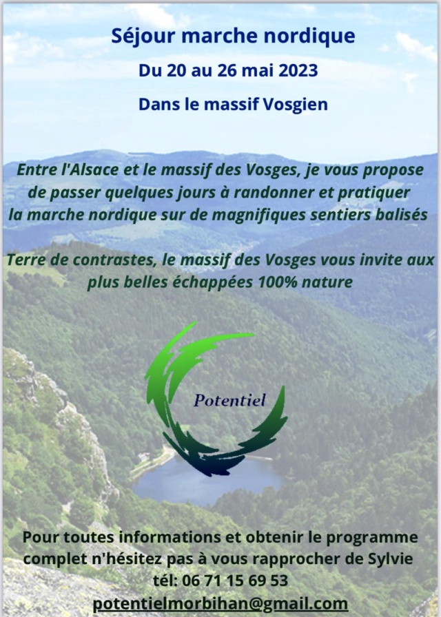 Séjour Marche nordique Mai 2023 dans le Massif des Vosges 32402410