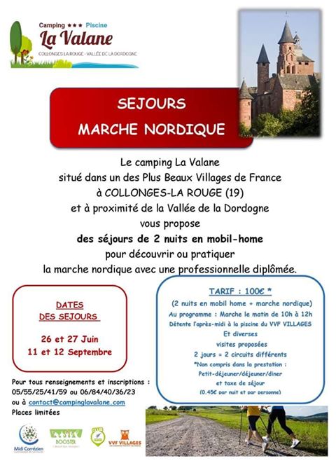 Sejour marche nordique sport santé en Corrèze 09/2018 Sejour10