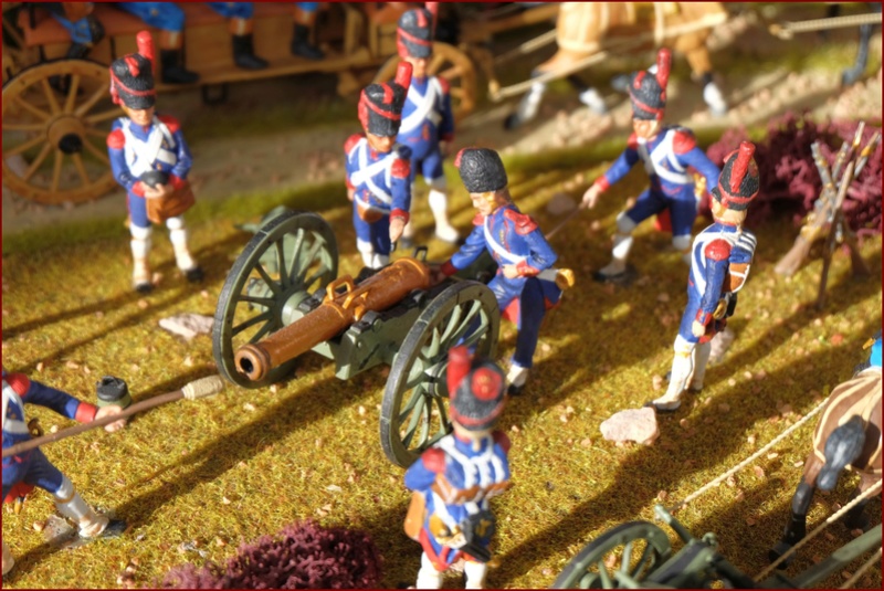 Napoleonische Artillerie am Vortag der Schlacht 1:32 Dscf5016