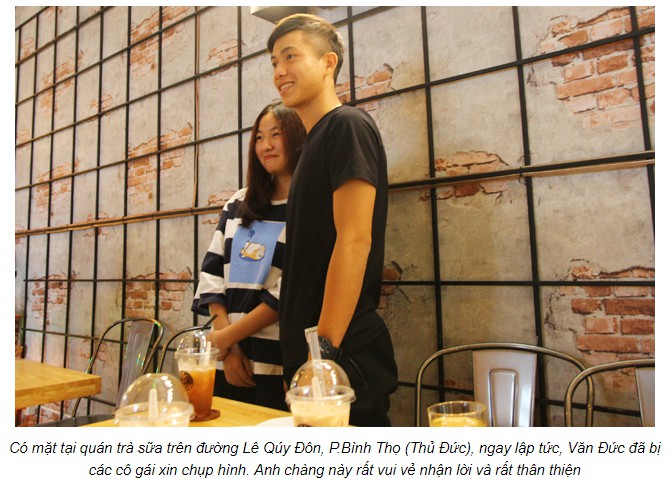 Phan Văn Đức bị nữ sinh đòi "bắt cóc" tại quán trà sữa 311