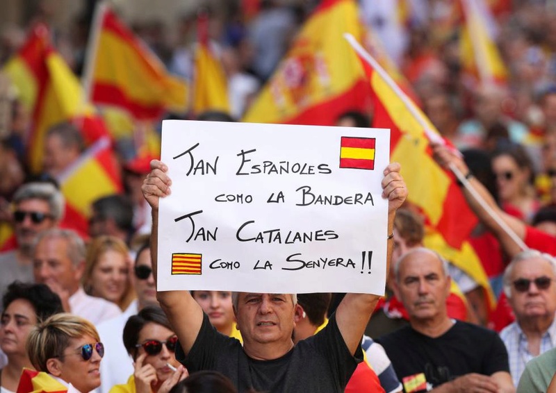 [Societat Civil Catalana] Manifestación 11-S: Tots som Catalunya. Per la convivéncia, Seny 15074511