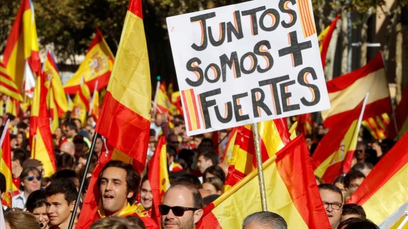 [Societat Civil Catalana] Manifestación 11-S: Tots som Catalunya. Per la convivéncia, Seny 15074810