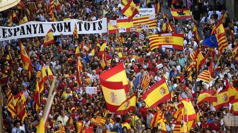 [Societat Civil Catalana] Manifestación 11-S: Tots som Catalunya. Per la convivéncia, Seny Catalu11