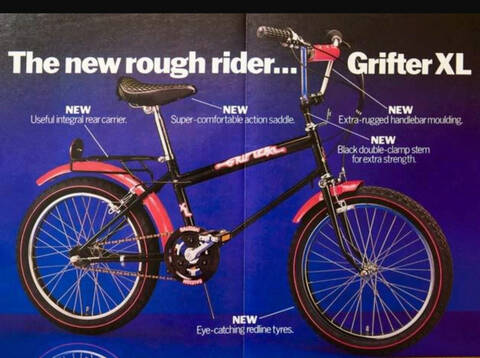 raleigh super grifter