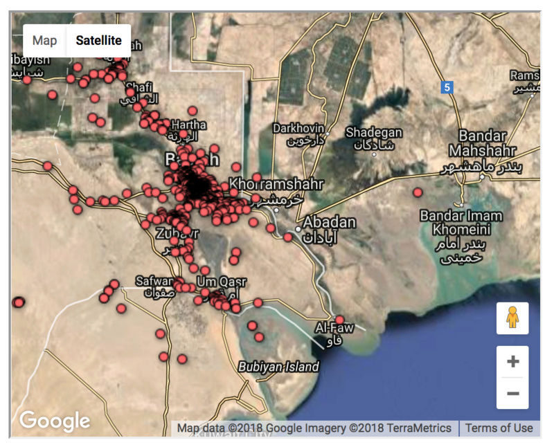The casualties of the Iraq war, mapped Basrah10