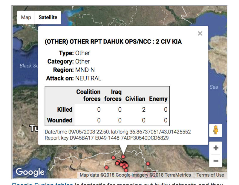 The casualties of the Iraq war, mapped Screen10