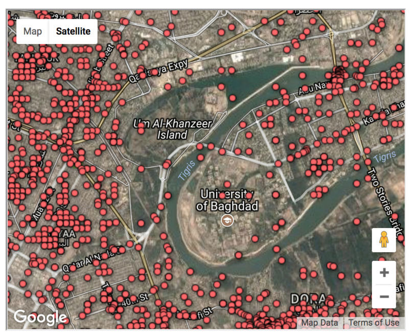 The casualties of the Iraq war, mapped Screen12