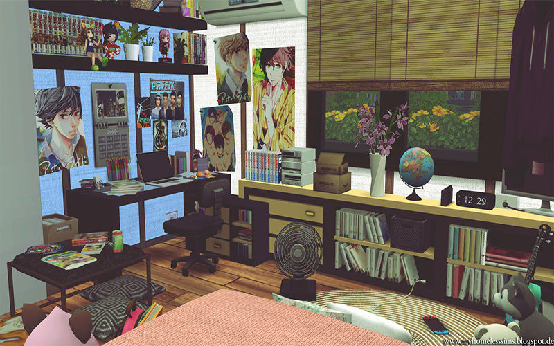 The Sims 4 - Japanese modern house Teenr10