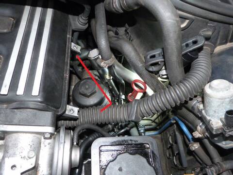 BMW E46 320d M47 an 1998 ] Remplacer capteur pression d'huile ( TUTO )