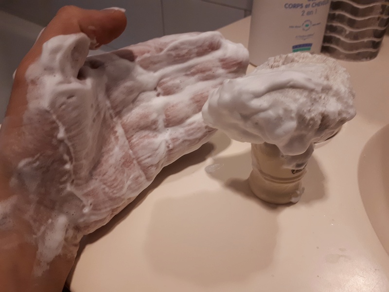 Problème pour monter une mousse avec un poil de blaireau 20171215