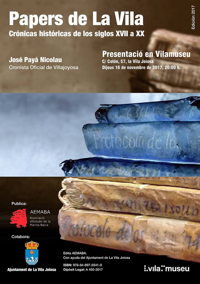 Presentació de Papers de la Vila, cròniques de José Payà Nicolau 23472310