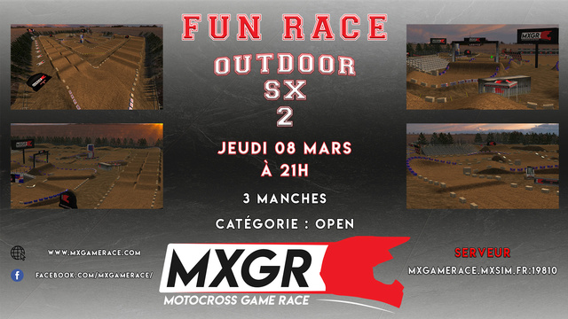 FUN RACE OUTDOOR SX 2  (08/03/18) Affich11