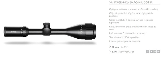 réglage lunette hwk 4-12x50 AO ir/ Fx streamline Captur10