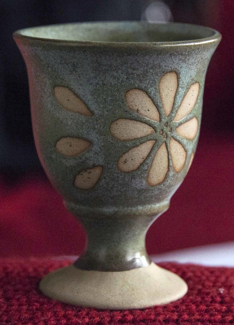 Sylvia Langham, Pailton Pottery, Warwickshire, SL mark  Goblet13