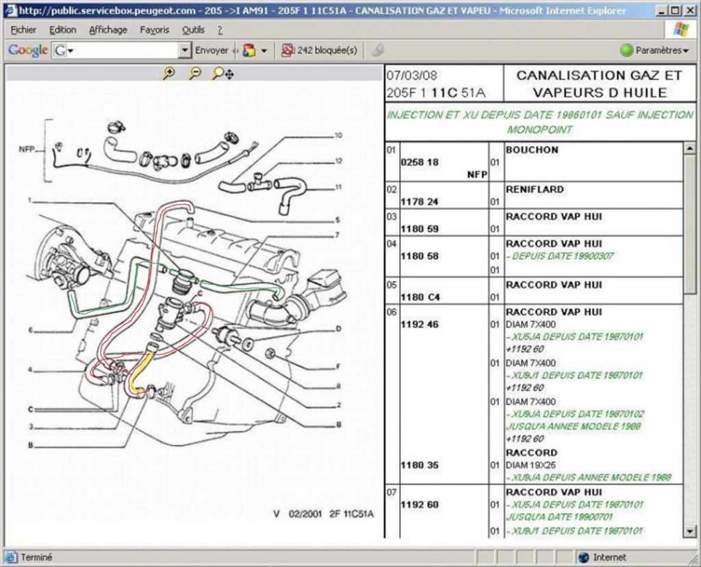 Montage d'un récupérateur d'huile sur 205 GTI - Page 2 Inj_xu10