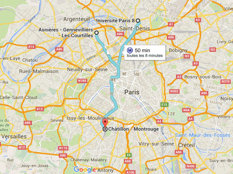  agression contre Marianne N., 14 ans (Paris 14°)  Carte-14