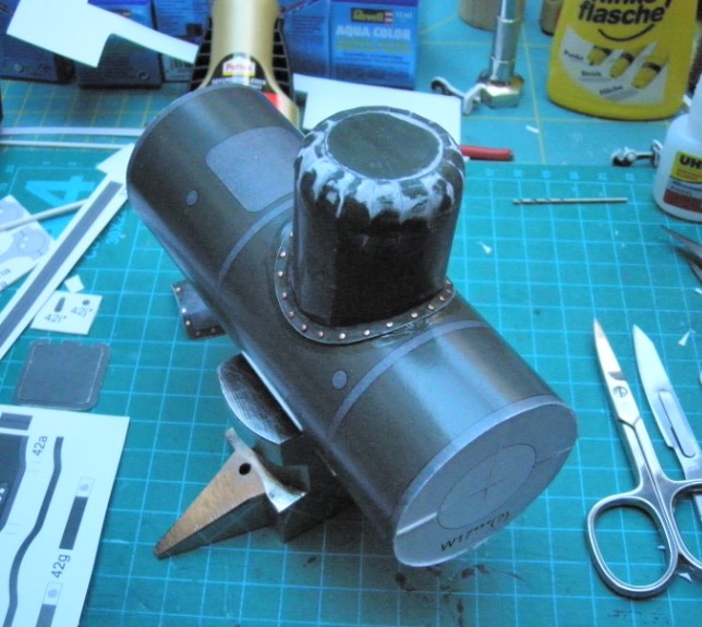 Kartonbauerstlingswerk T-3 von Modelik 1:25 021_ke10