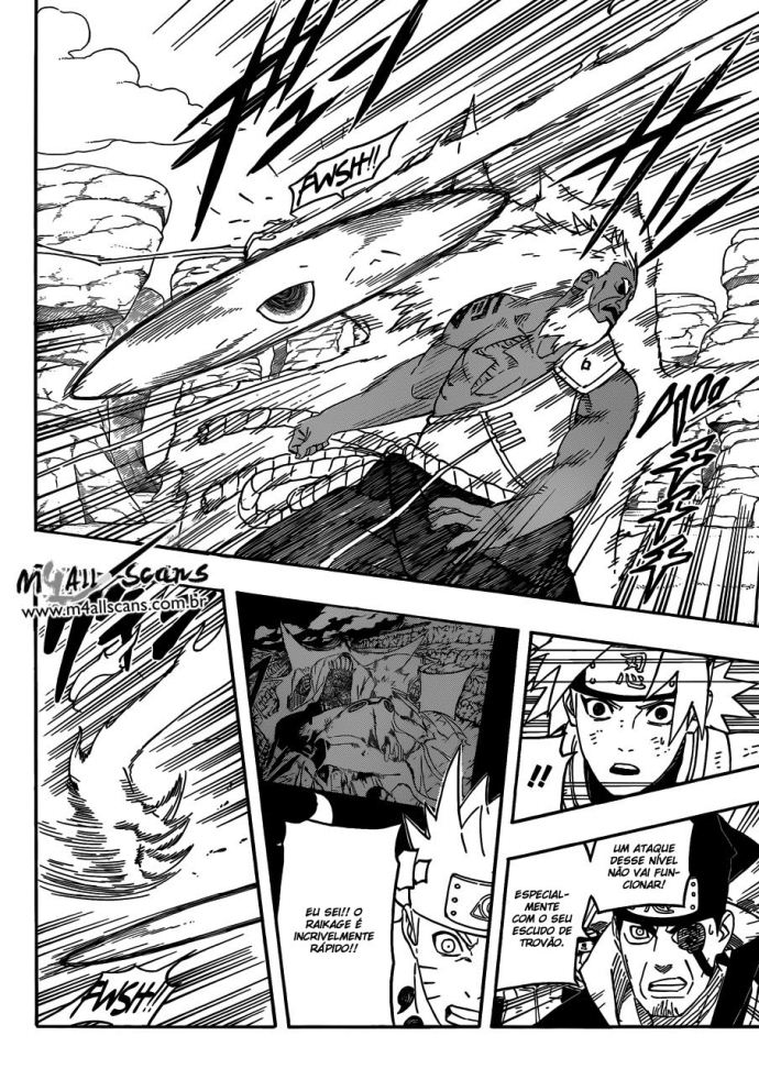 Kakashi vs Sandaime Raikage Narut127