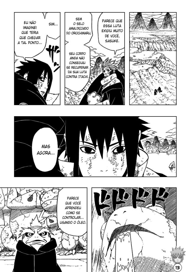 A versão do Sasuke que enfrentou o Bee era sua versão mais fraca?  Naruto57