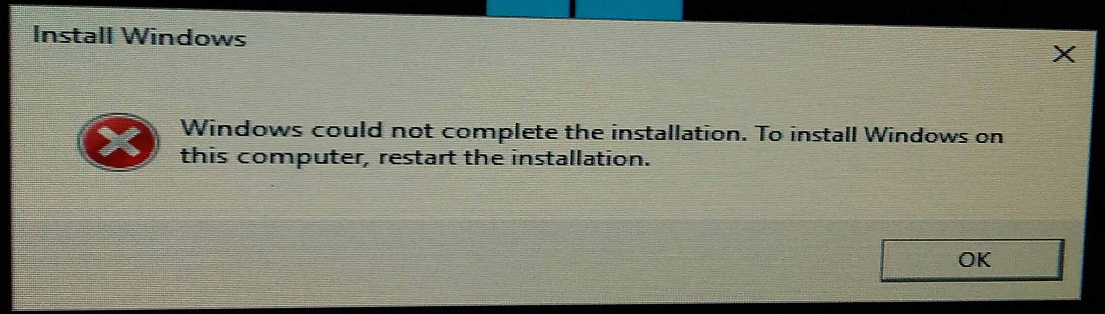 [SOLVED] EX-100 - Windows could not complete the installation 20171010