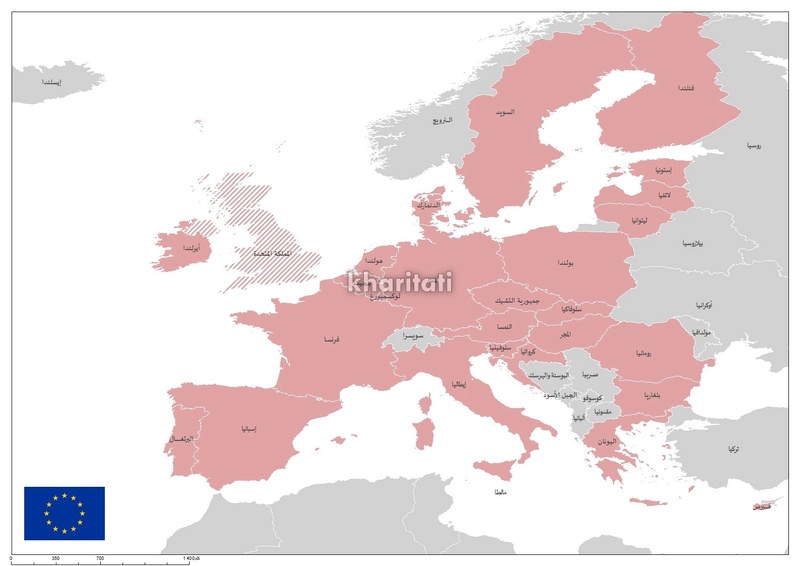 خريطة دول الاتحاد الاوروبي A-uo-o10