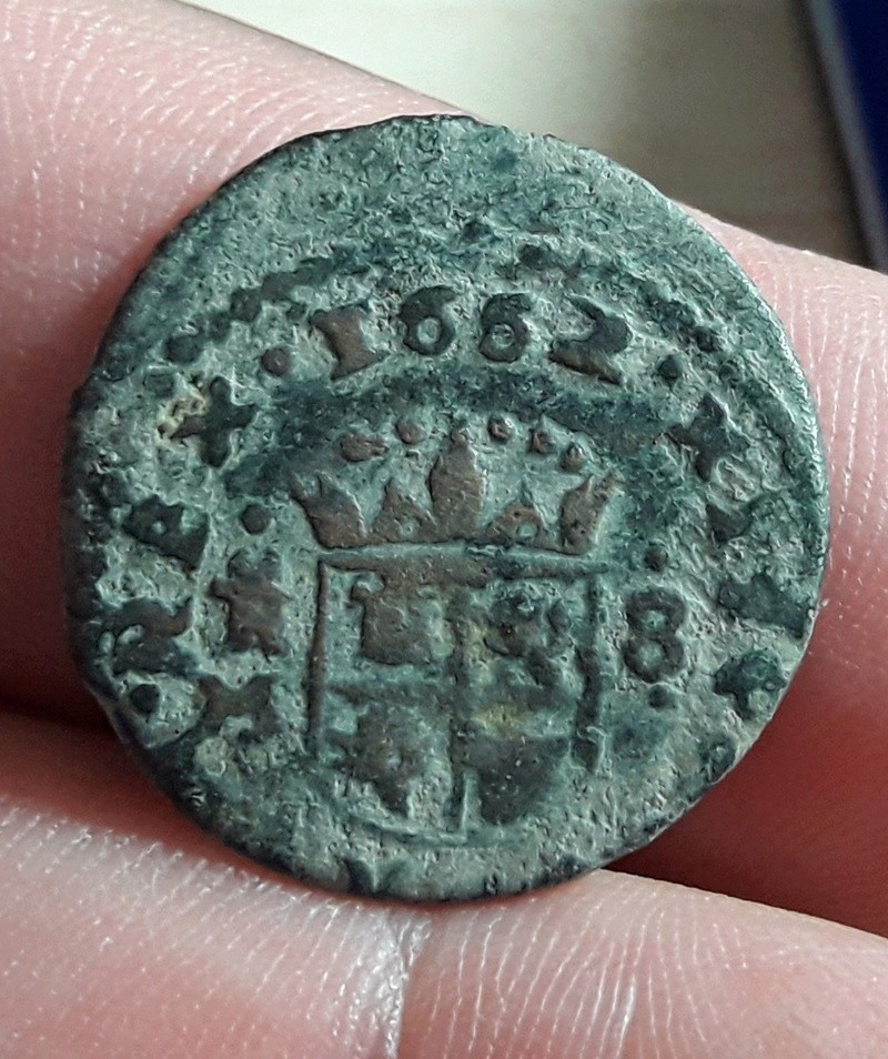 8 maravedís ceca de Trujillo, de Felipe IV. 20171157