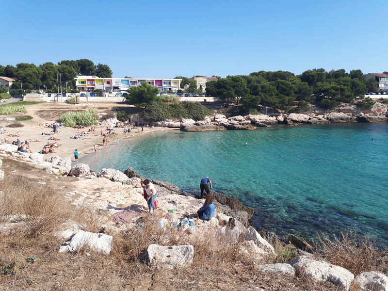 Carro (Martigues) - Dépollution terre / mer du dimanche 15 octobre 2017 20171012