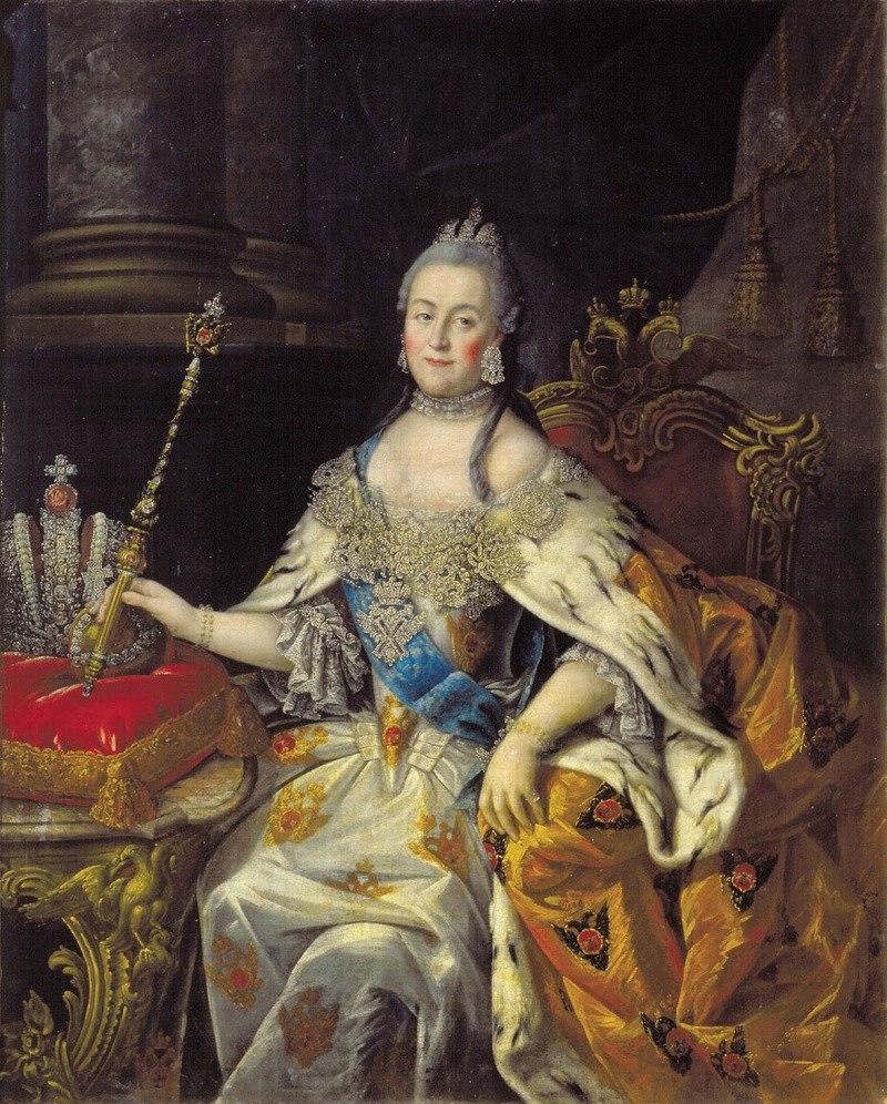 12 janvier 1755: Catherine II de Russie Cather10