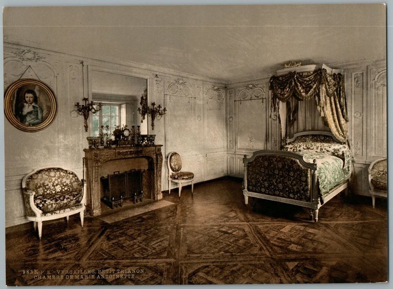 La chambre à coucher de Marie-Antoinette au petit Trianon S-l10010