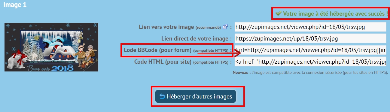 Comment héberger une image ou vidéo Fin10