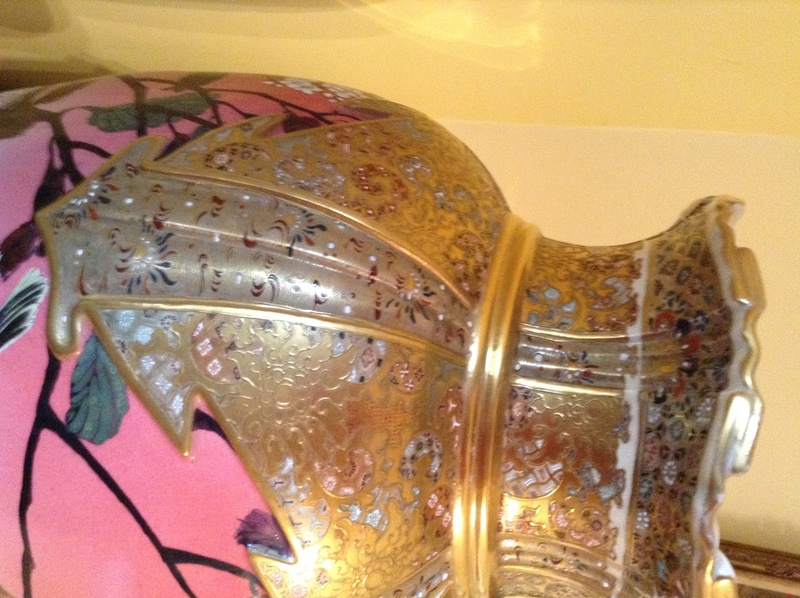 Unmarked large Satsuma Jar, Chinese?  Image13