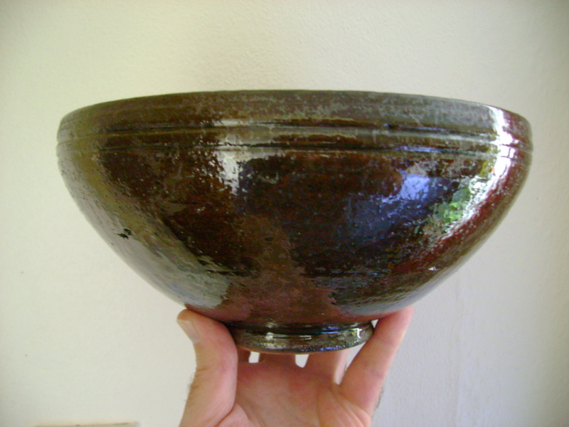 Studio pottery bowl, unknown maker, possibly Scandinavian. Dsc05123