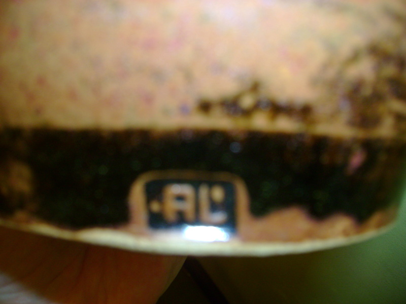 Tenmoku vase, impressed AL or RL mark Dsc05215